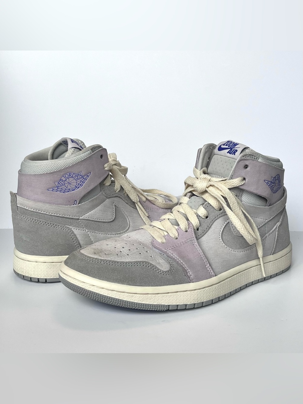 NIKE Air Jordan 1 Zoom CMFT 2 Grey Purple Women’s Size 7